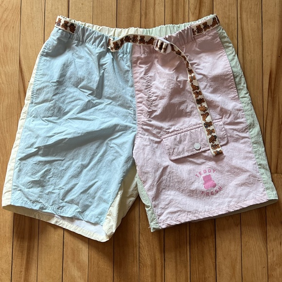 Teddy Fresh Pants - Teddy Fresh Colorblock Shorts EVERYTHING MUST GO SALE!